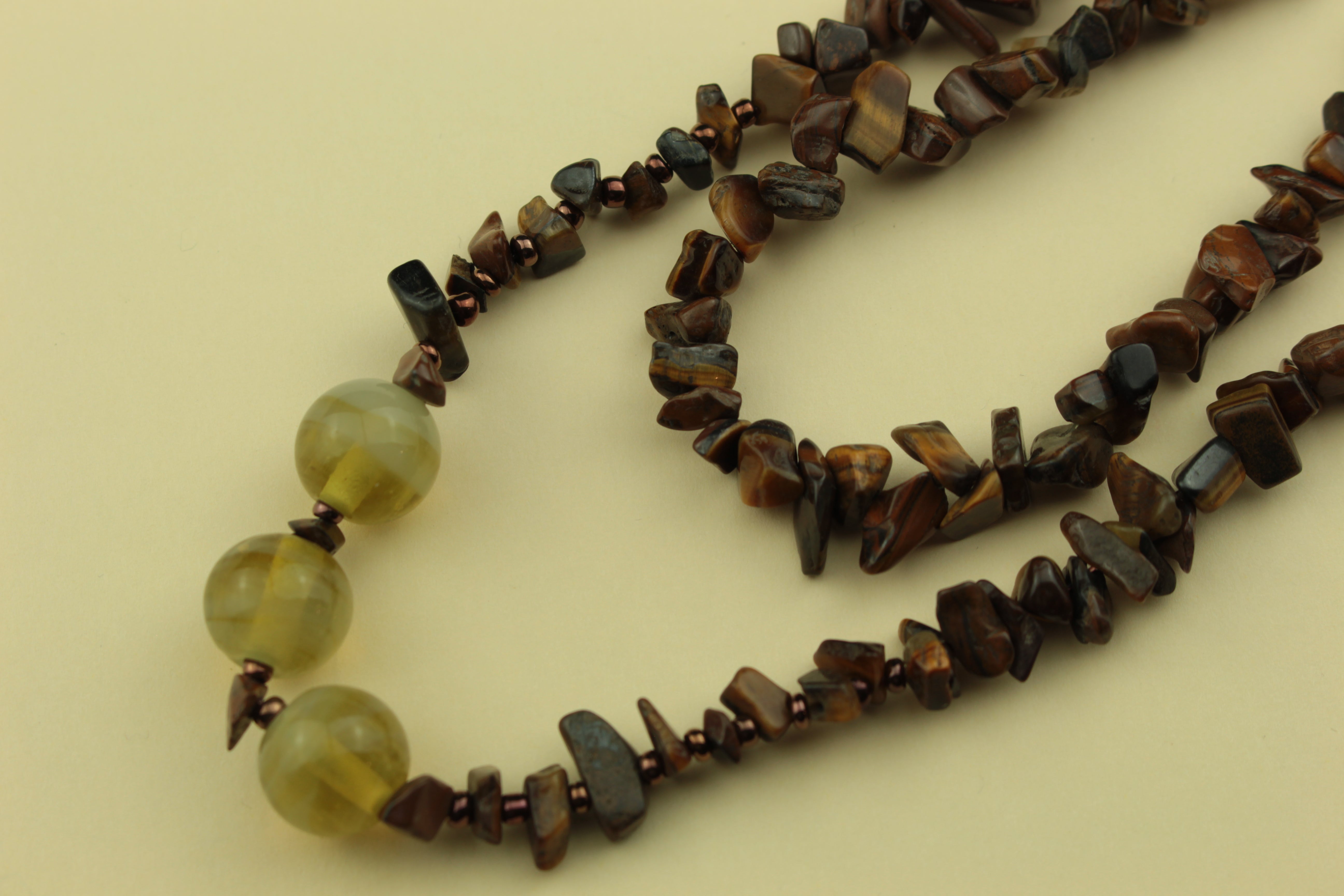 Earth Glow Tiger’s Eye Multi-Strand Necklace — handcrafted by LUA Jewellery