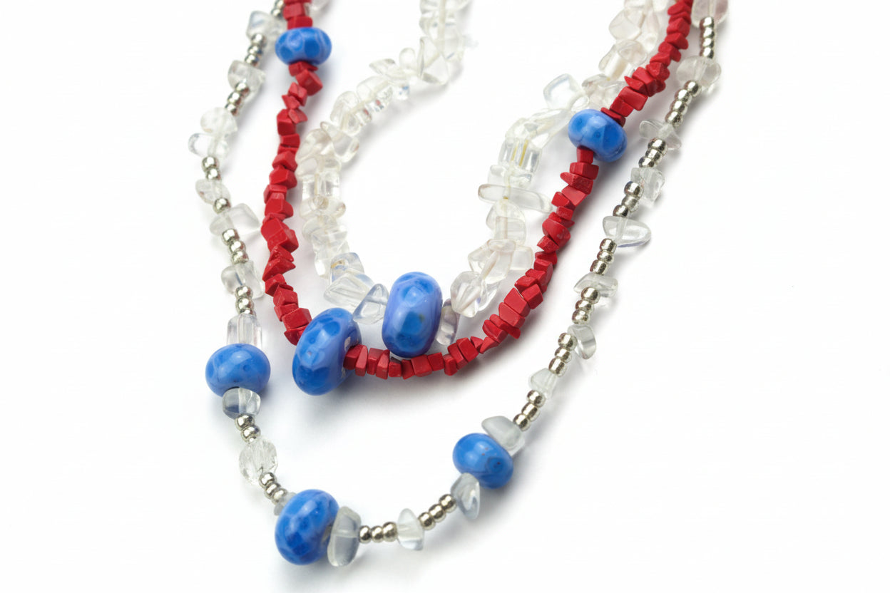 Ocean Fire Cascade Necklace — handcrafted by LUA Jewellery