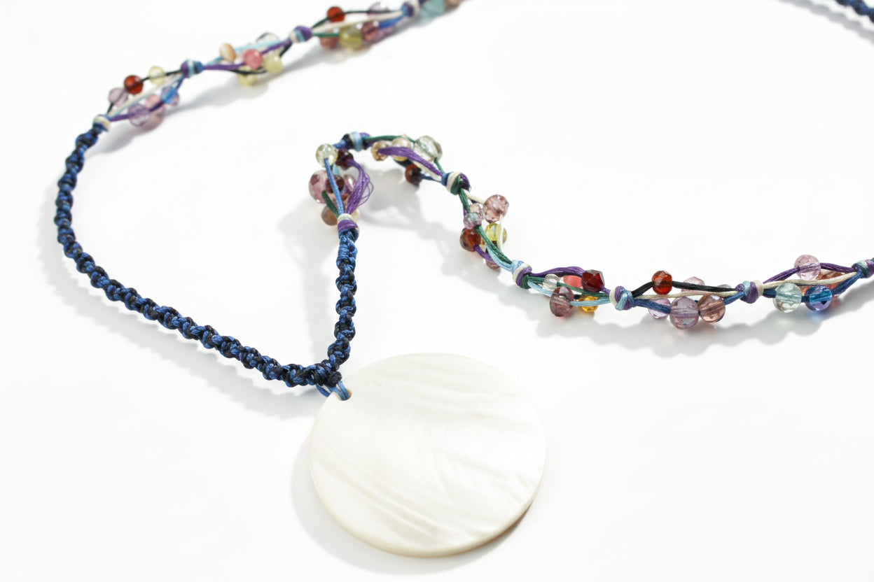 Ocean Harmony Shell Pendant Necklace — handcrafted by LUA Jewellery