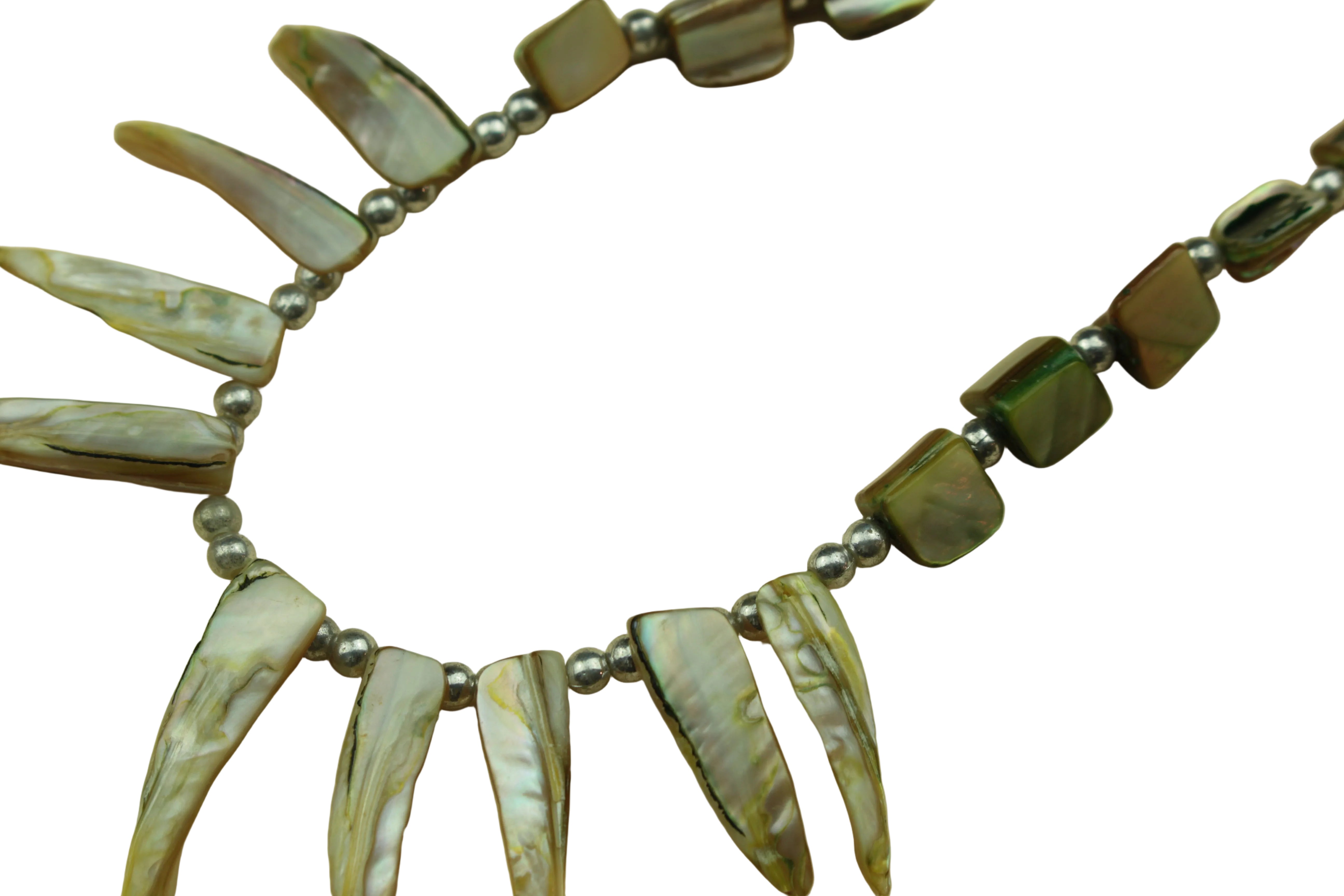 Ocean Shard Shell Necklace – Natural Abalone Statement Piece — handcrafted by LUA Jewellery