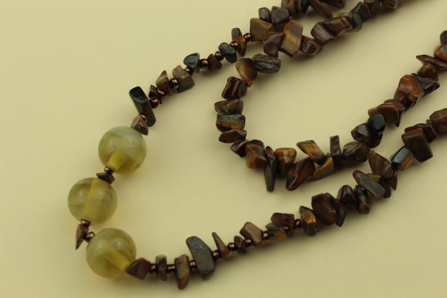 Earth Glow Tiger’s Eye Multi-Strand Necklace — handcrafted by LUA Jewellery