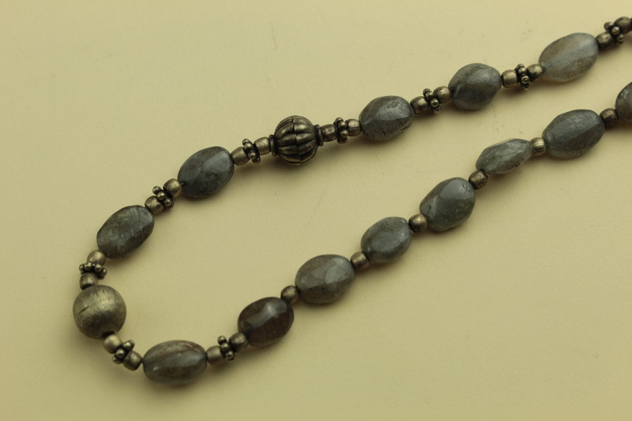 Handmade Natural Labradorite Necklace — handcrafted by LUA Jewellery