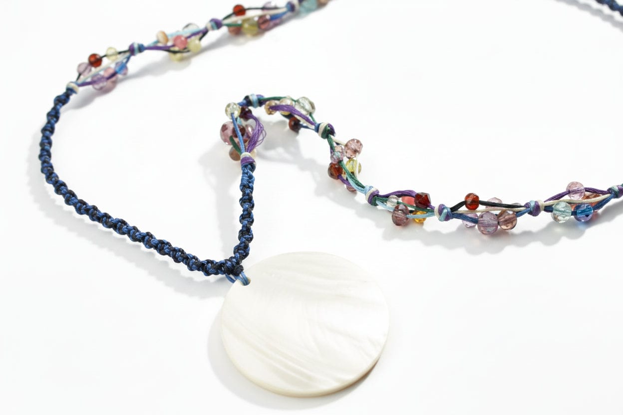 Ocean Harmony Shell Pendant Necklace — handcrafted by LUA Jewellery